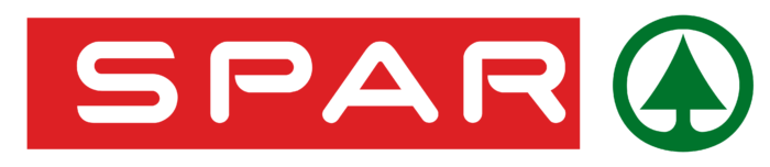 Spar logo, white background
