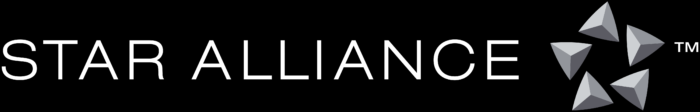 Star Alliance logo, black background