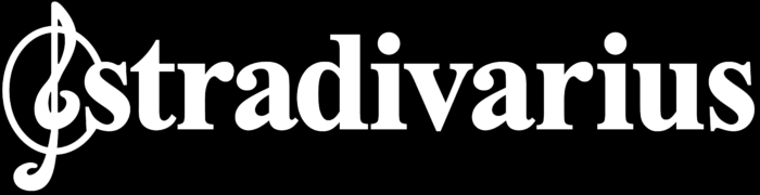 Stradivarius logo, black