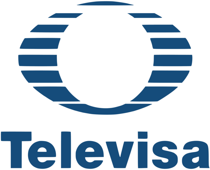 Televisa logo, logotipo, blue