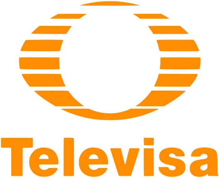 Televisa logo, orange-yellow