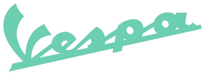 Vespa logo, light green