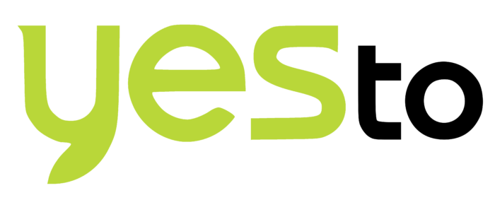 YesTo logo, green (Yes to)