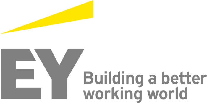 EY logo, slogan