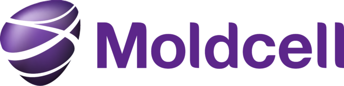 Moldcell logo, with gradient