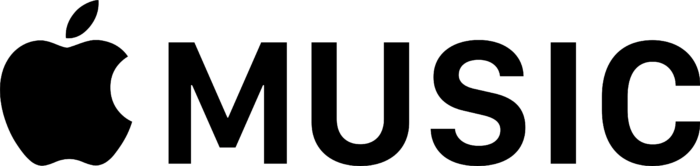Apple Music logo, black