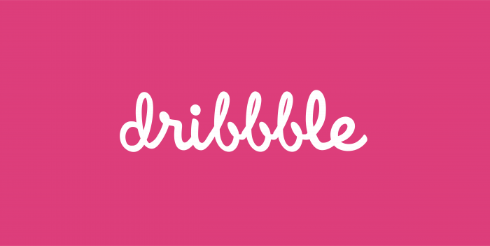 Dribbble logo pink