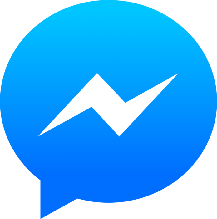 Facebook Messenger logo, gradient