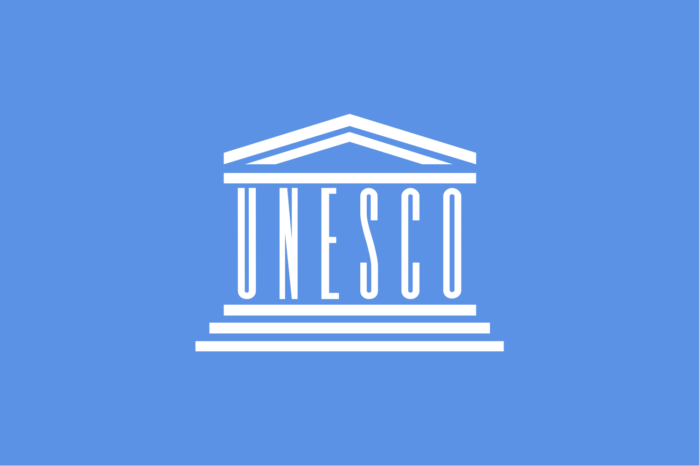 UNESCO flag, logo