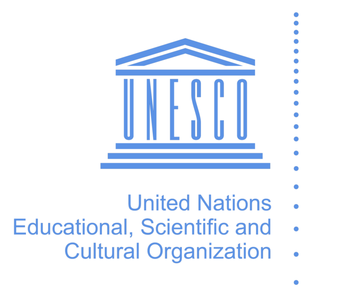 Unesco logo, blue