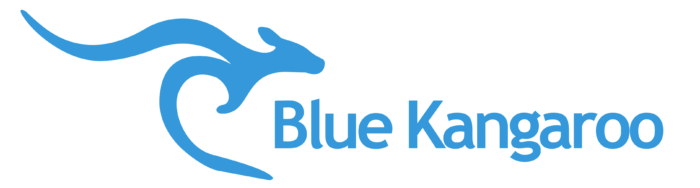 Blue Kangaroo logo, symbol
