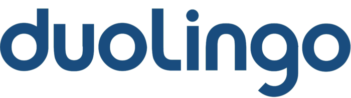 Duolingo logo, blue