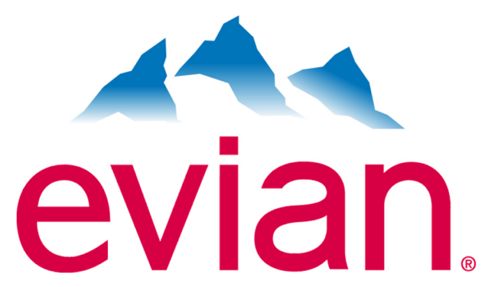 Evian logo, logotype