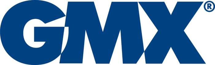 GMX logo, blue