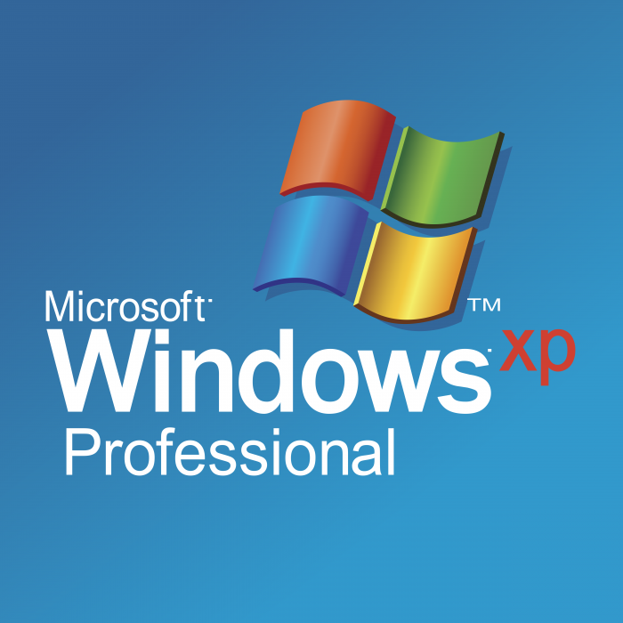Microsoft Windows XP logo blue