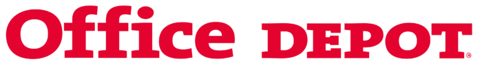Office Depot logo, text