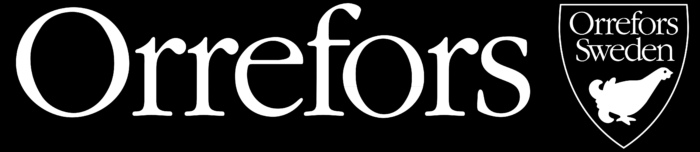 Orrefors logo, black