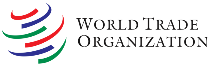 WTO logo, text, wordmark (World Trade Organization)
