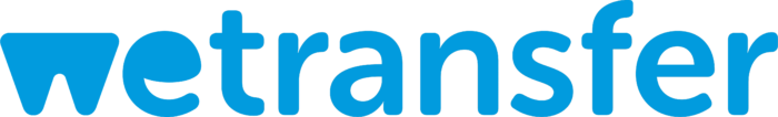 WeTransfer logo, logotype (we transfer)