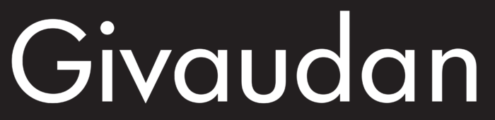 Givaudan logo, logotype, black
