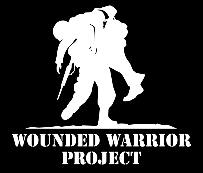 Wounded Warrior Project logo, black-white