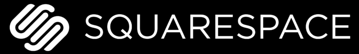 Squarespace logo, white-black