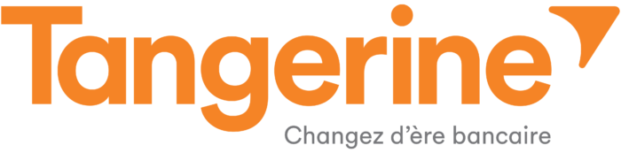 Tangerine Bank logo, logotype (french)