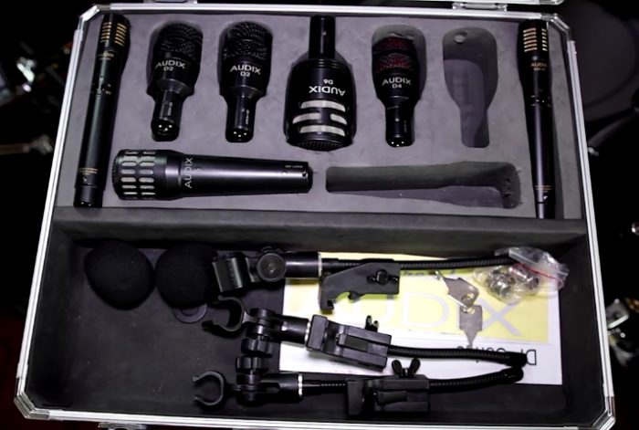 Audix Microphones kit photo