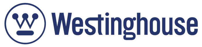 Westinghouse Electric Corporation logo, blue