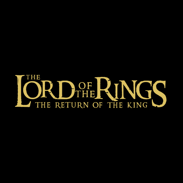 The Lord of the Rings logo black