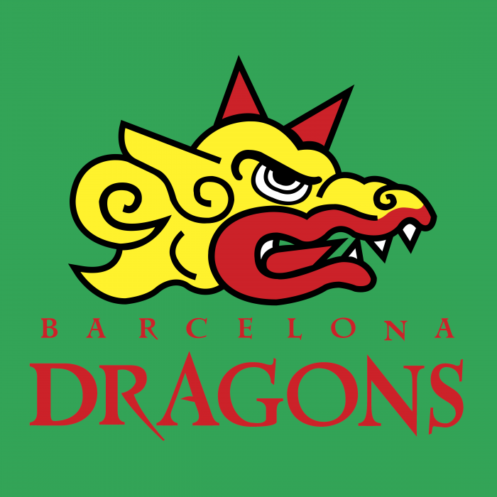 Barcelona Dragons logo green
