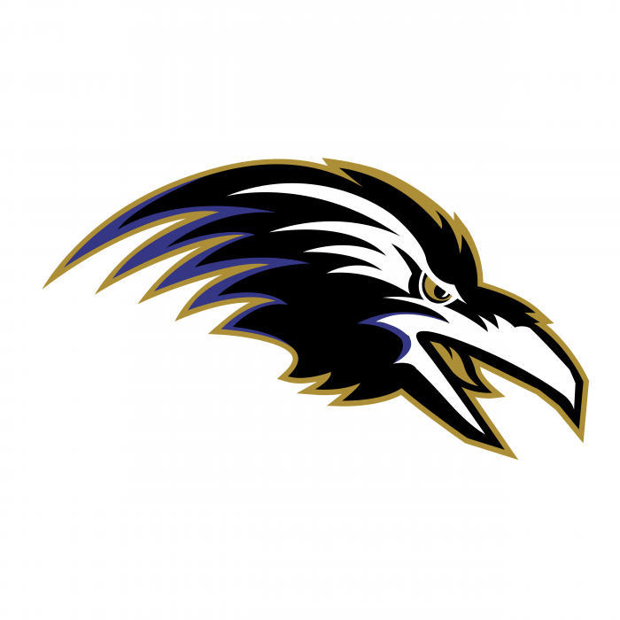 Ravens logo black