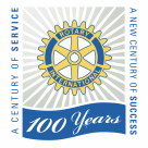 Rotary International 100 years logo
