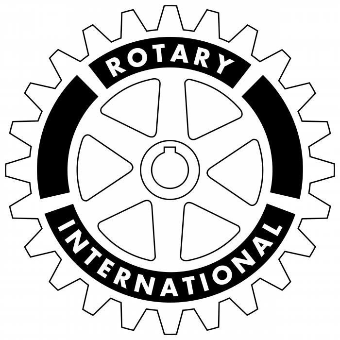 Rotary International logo white