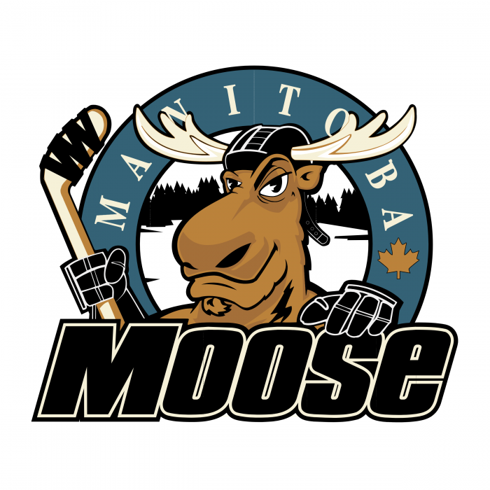 Manitoba Moose logo black