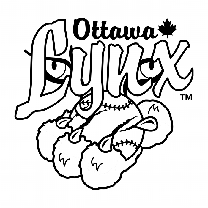 Ottawa Lynx logo black