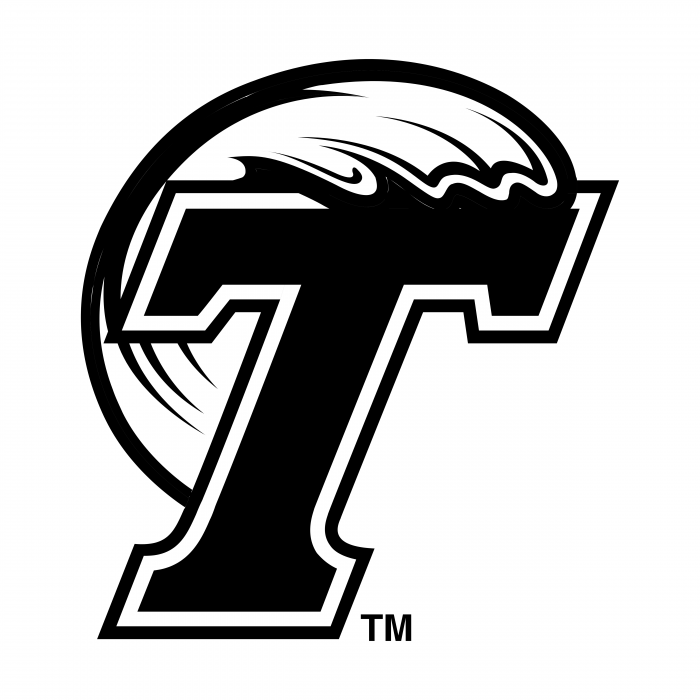 Tulane Green Wave logo black