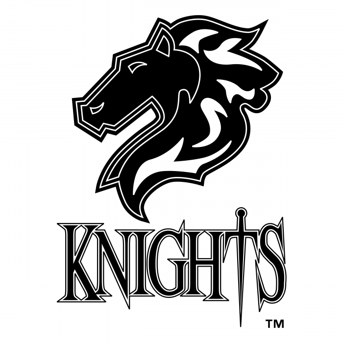 Charlotte Knights logo black