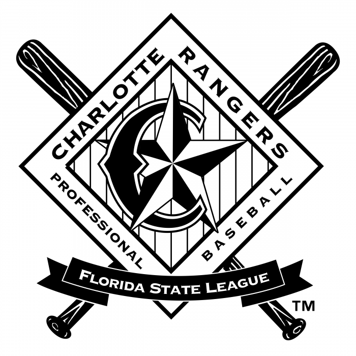 Charlotte Rangers logo black