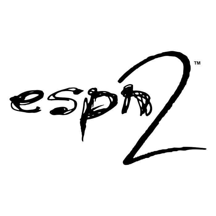 ESPN2 logo black