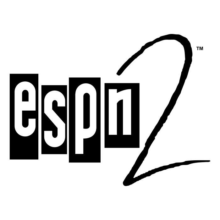 ESPN2 logo white
