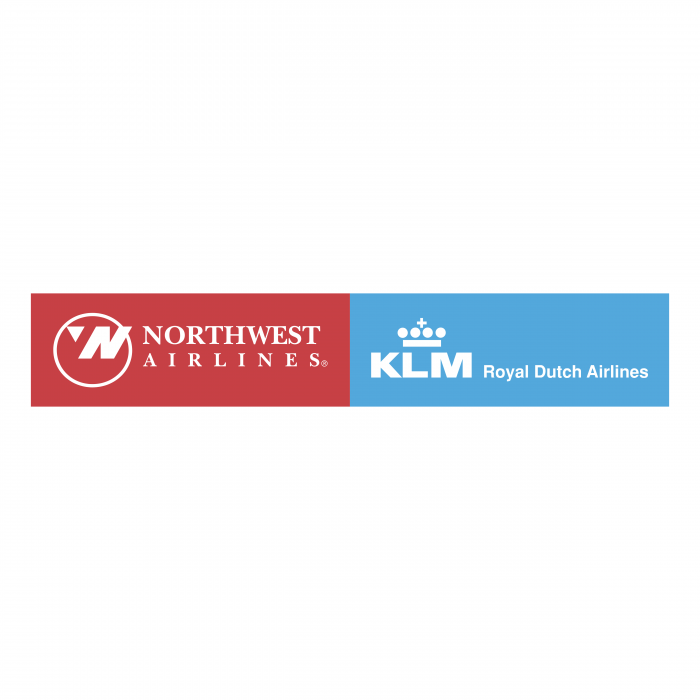 Northwest Airlines logo KLM