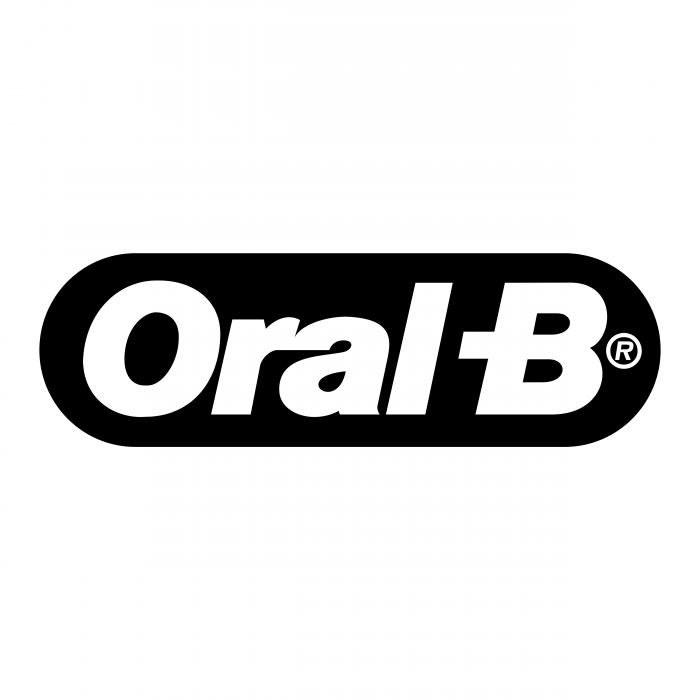 Oral B logo black