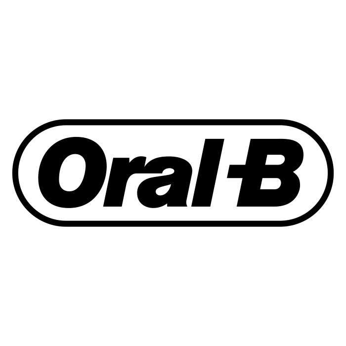 Oral B logo white