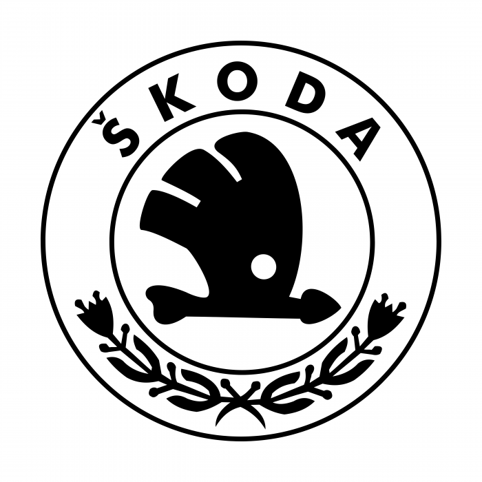 Skoda logo black