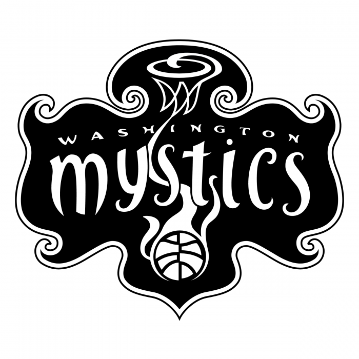 Washington Mystics logo black
