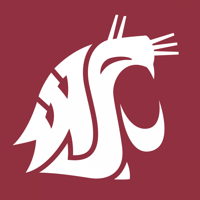 Washington State Cougars logo cube