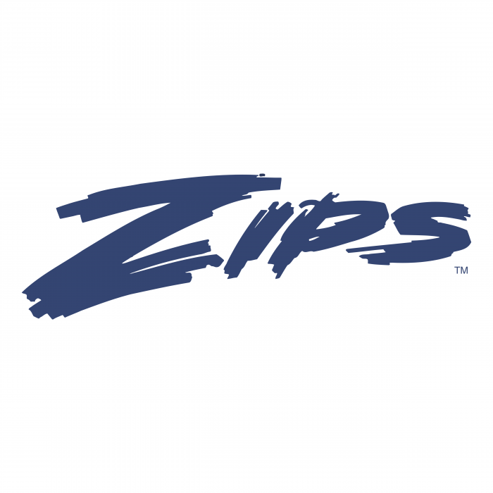 Akron Zips logo blue