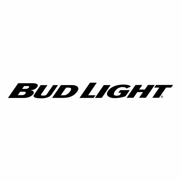 Bud Light logo black