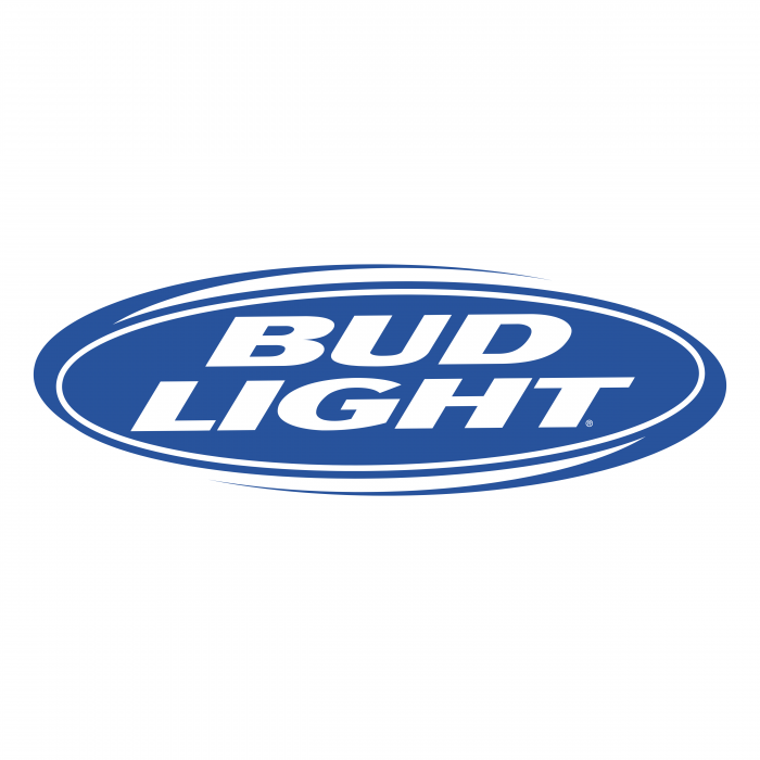 Bud Light logo blue oval